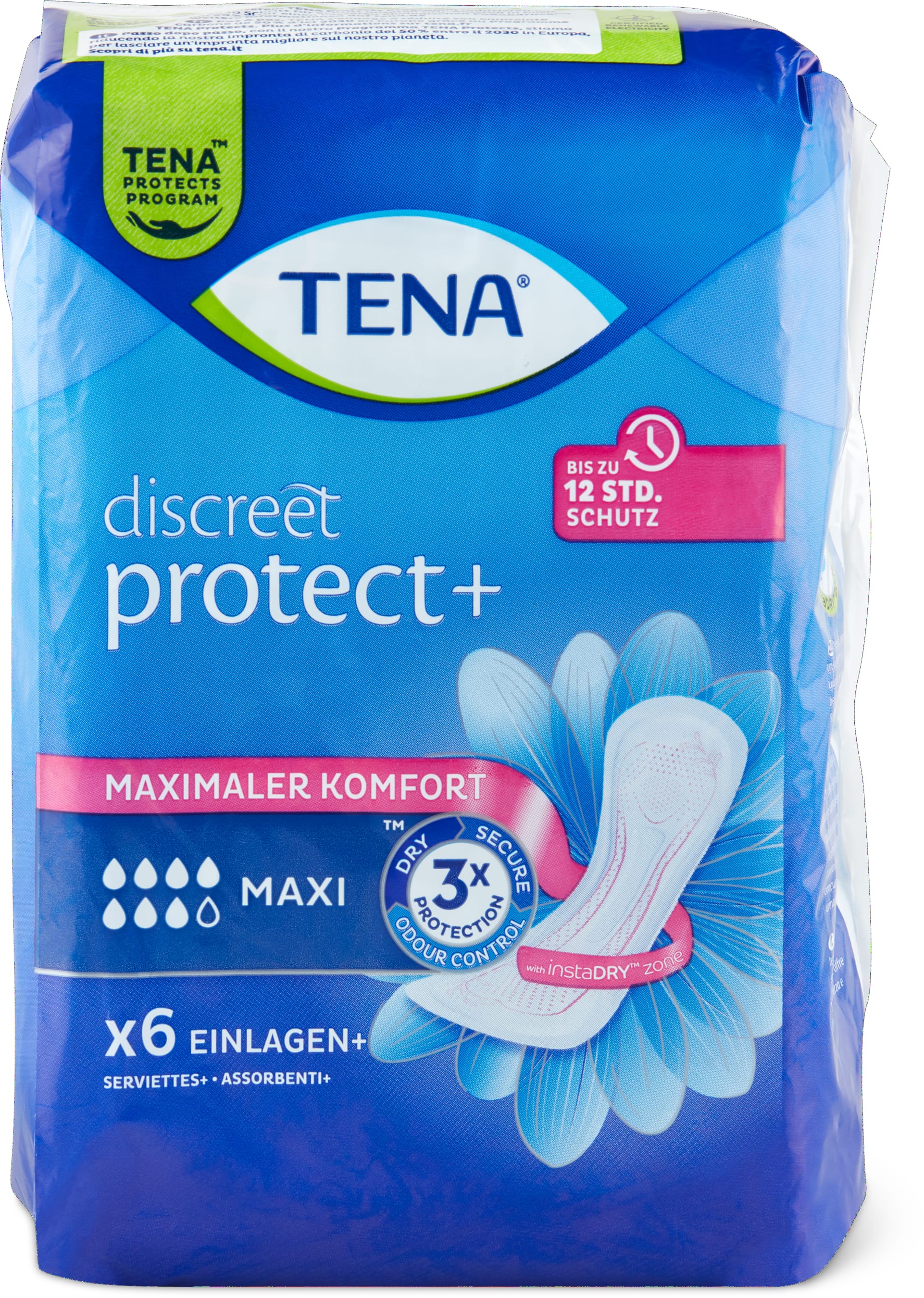 TENA Serviettes hygiéniques Protect+